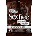 PRESERVATIVOS LUBRIFICADOS AROMÁTICOS COM 3 UNIDADES SEX FREE