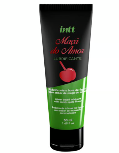 LUBRIFICANTE A BASE DE ÁGUA SABOR MAÇÃ DO AMOR 50ML INTT